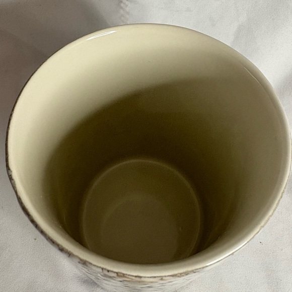 Roscher Wooden Lidded Stoneware Canister - Picture 4 of 5